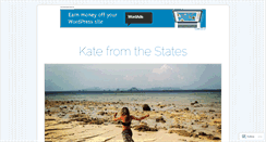 Desktop Screenshot of katefromthestates.com